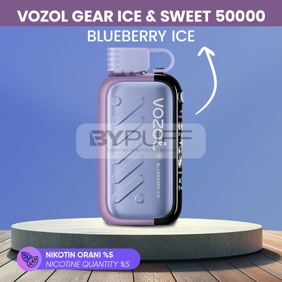 Vozol Gear Ice Sweet 50000 Blueberry Ice
