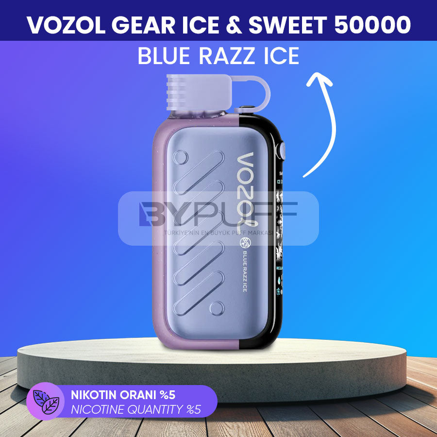 Vozol Gear Ice Sweet 50000 Blue Razz Ice