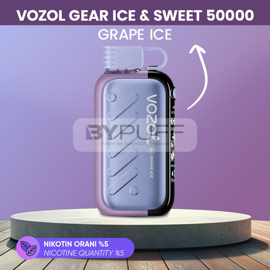 Vozol Gear Ice Sweet 50000 Grape Ice