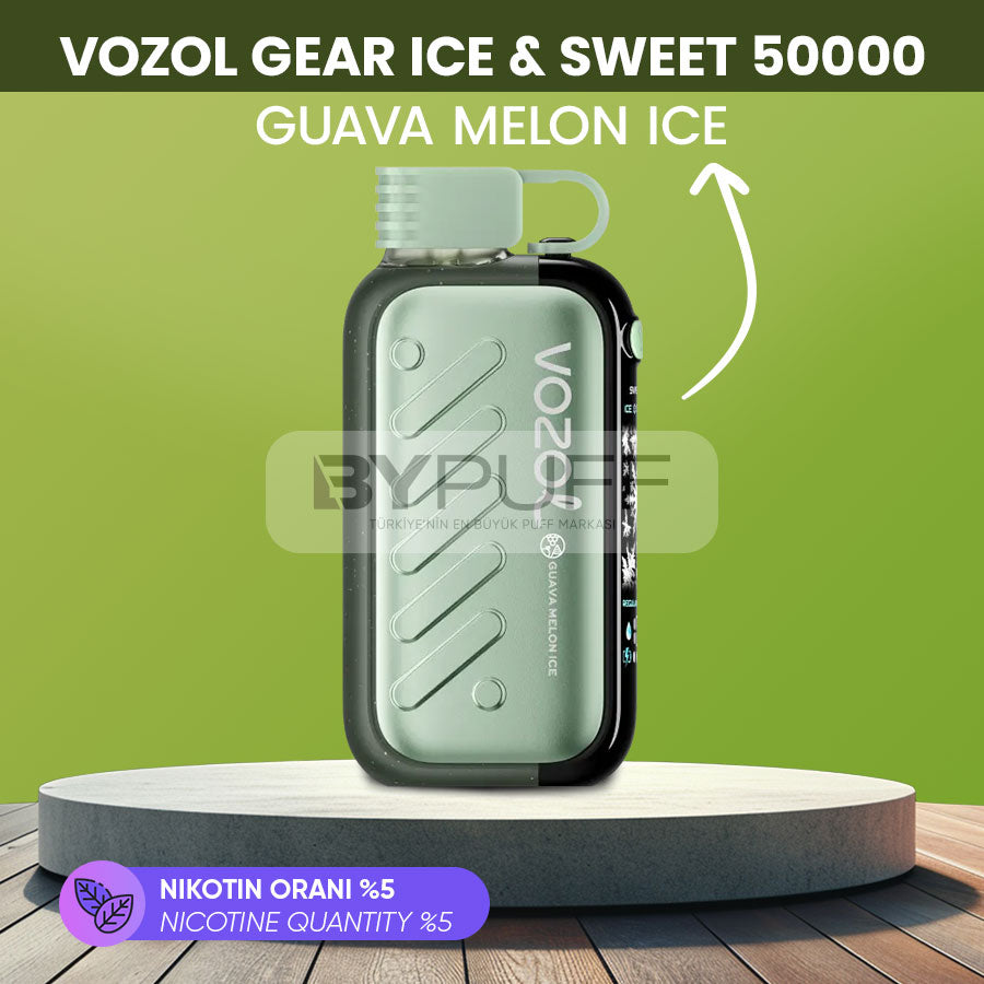 Vozol Gear Ice Sweet 50000 Guava Melon Ice