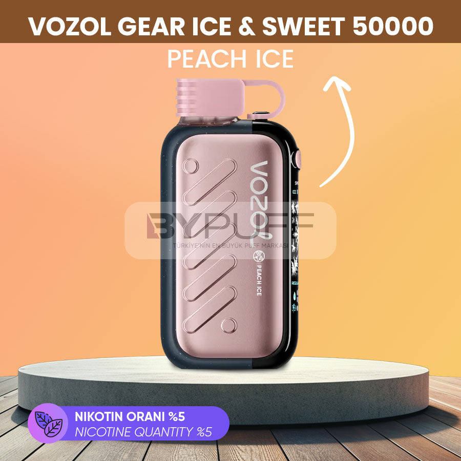 Vozol Gear Ice Sweet 50000 Peach Ice
