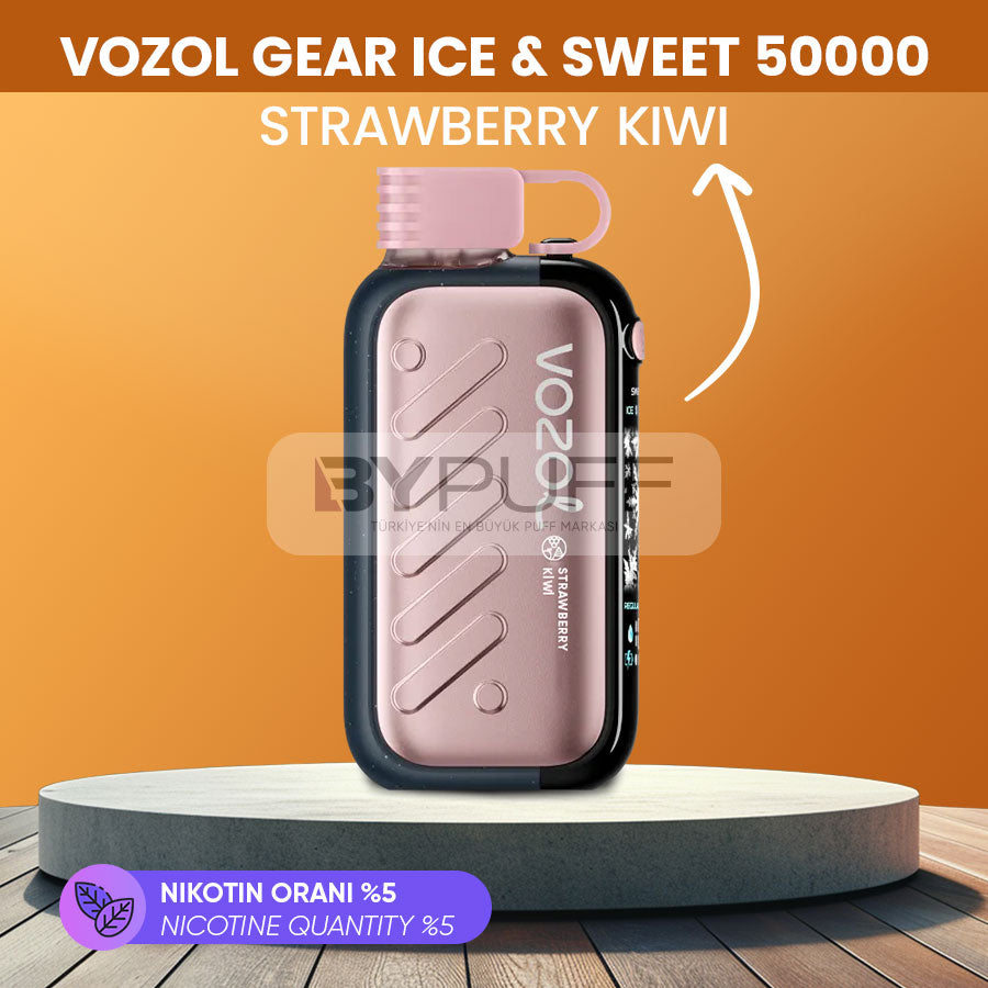 Vozol Gear Ice Sweet 50000 Strawberry Kiwi